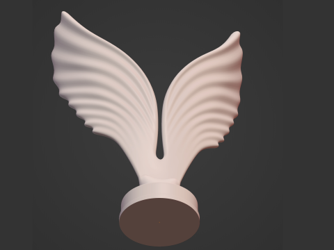 Figura de &aacute;guila abstracta Modelo 3D