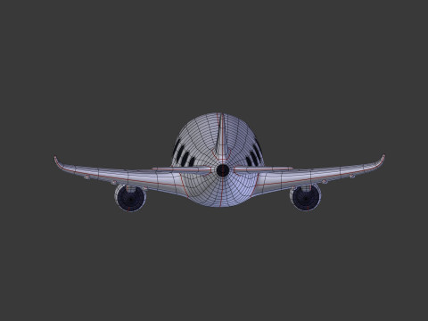 Avi&atilde;o dos desenhos animados V3 Modelo 3D