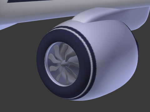 Avi&atilde;o dos desenhos animados V3 Modelo 3D