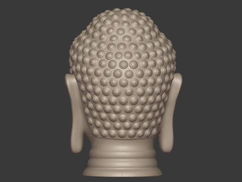 Buddha Bust - Head 3D Model