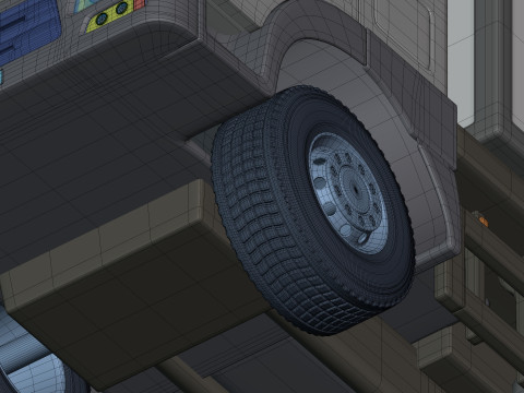 Generic Refrigerator - Small Container - Box Truck 3D Model