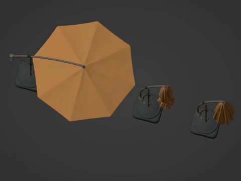 Patio Umbrella 3D Model
