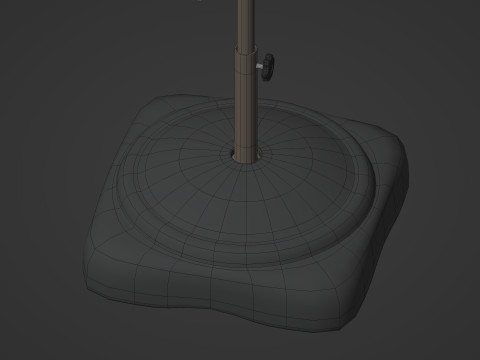 Sombrilla para patio Modelo 3D