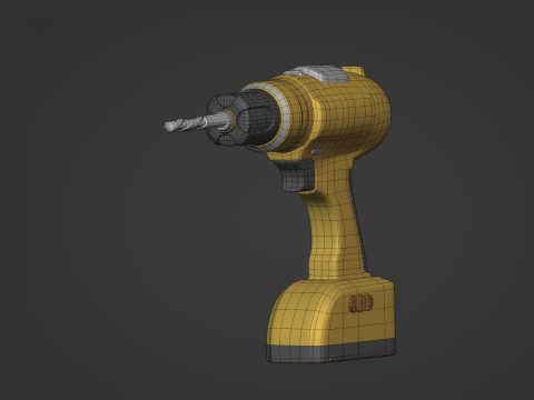 Perceuse sans fil Modèle 3D