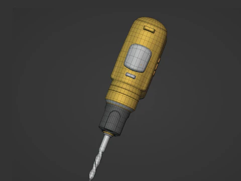 Cordless Drill 3D Model