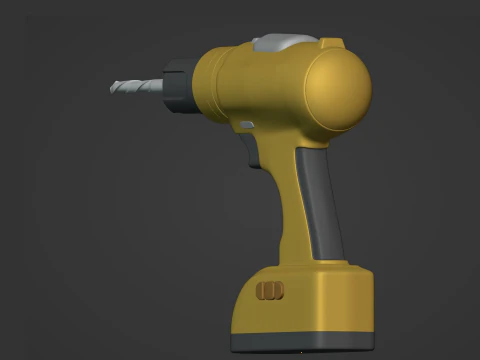 Cordless Drill 3D Model