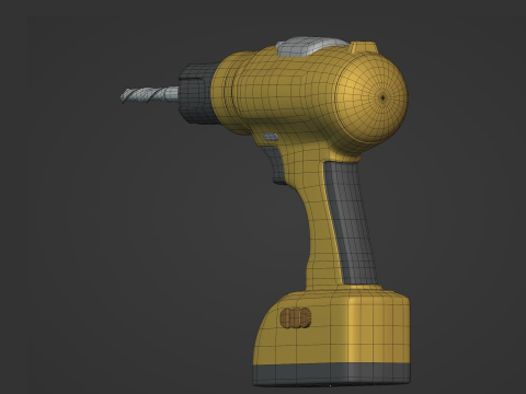 Perceuse sans fil Modèle 3D