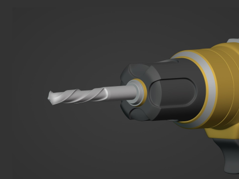 Perceuse sans fil Modèle 3D