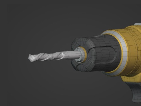 Perceuse sans fil Modèle 3D