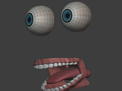 Karakter Kartun Yang Dicurangi -- Laki - Laki -- Avatar -- IK-Fk Rig Model 3D