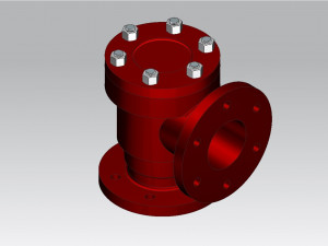 non-return valve 3D Print Model