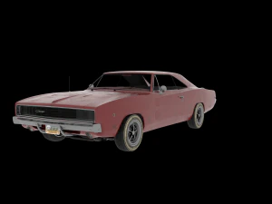 Dodge Charger R-T 1968 Modello 3D