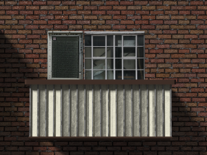 mini balcony pack 3D Modell