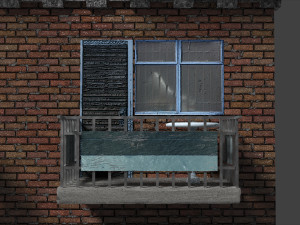 mini balcony pack 3D Modell