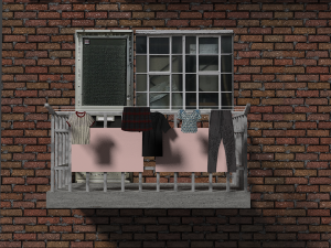 mini balcony pack 3D Modell