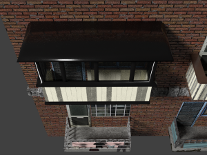 mini balcony pack 3D Modell