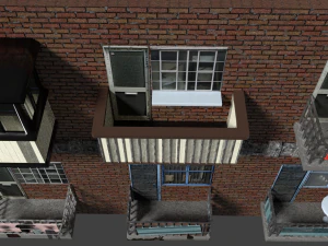 mini balcony pack 3D Model