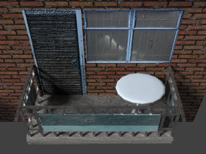 mini balcony pack 3D Modell