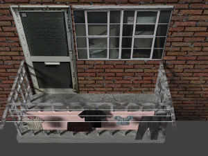 mini balcony pack 3D Model