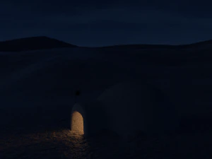 snow igloo 3D Model