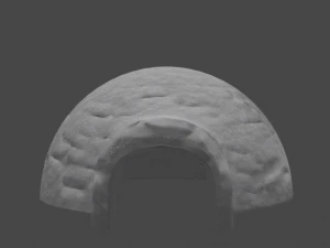 snow igloo 3D Model