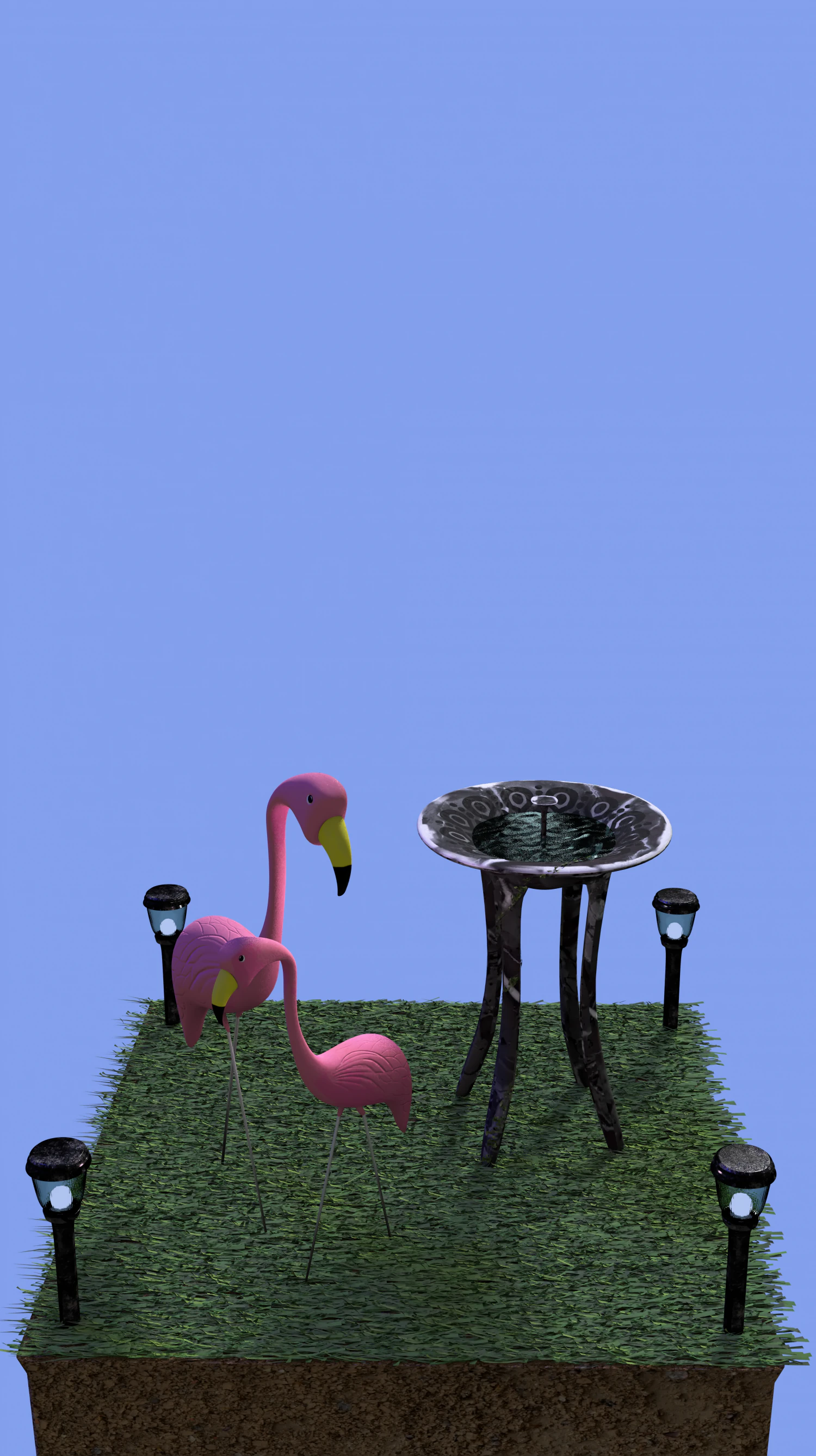 mini lawn pack 3D Model .c4d .max .obj .3ds .fbx .stl .blend 