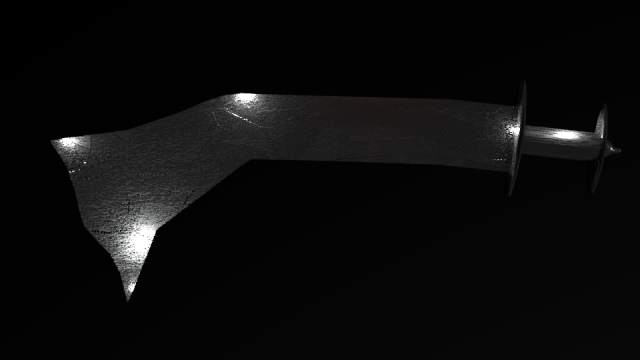 kora sword 3D-Modell .c4d .max .obj .3ds .fbx .stl .blend 