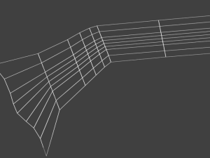 kora sword 3D-Modell