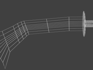 kora sword 3D-Modell