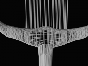 big steel baselard sword melee 3D-Modell