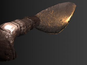 barong knife Modèle 3D