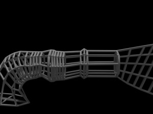 barong knife Modèle 3D