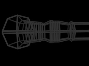 barong knife Modèle 3D