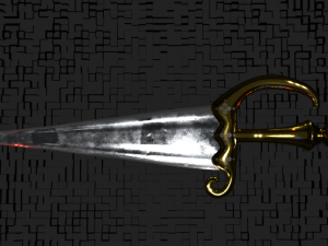 braquemars sword 3D 모델