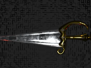 braquemars sword 3D Model
