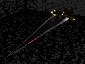 braquemars sword 3D Model