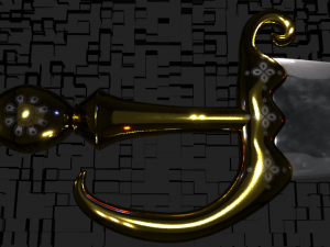 braquemars sword 3D Model