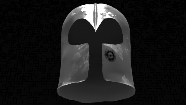 barbute helmet 3Dモデル .c4d .max .obj .3ds .fbx .stl .blend 