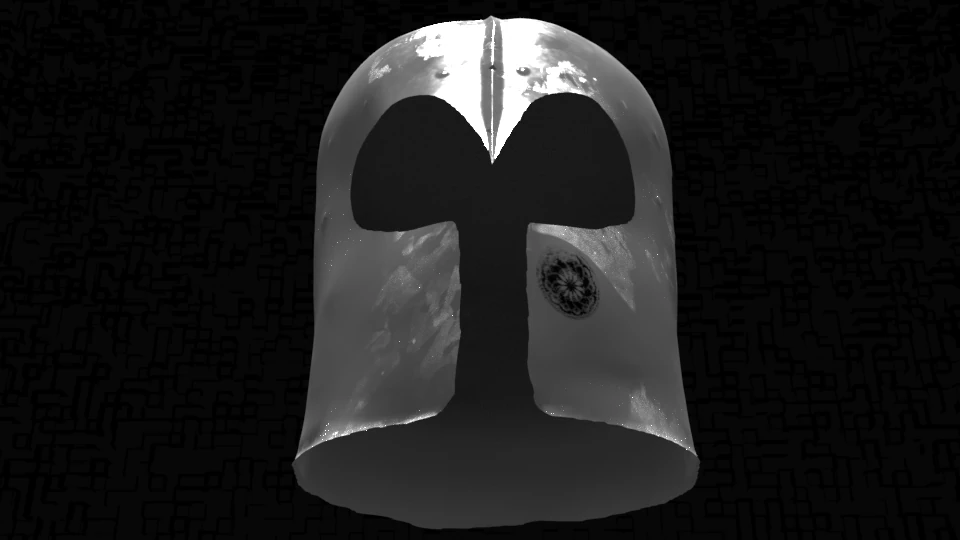 barbute helmet 3D Model .c4d .max .obj .3ds .fbx .stl .blend 