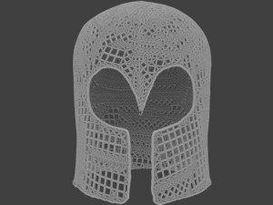 barbute helmet 3Dモデル
