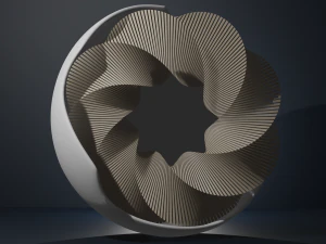 modelo abstrato para corredor ou sala de estar Modelo 3D