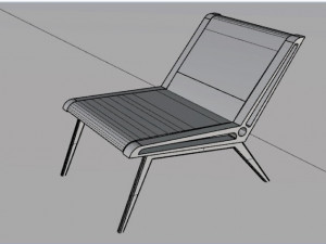 shark chair 3D Model