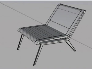shark chair 3D Model