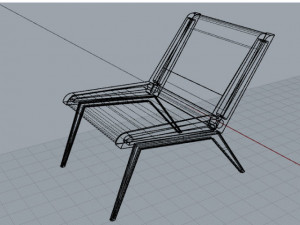 shark chair 3D Model