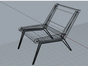 shark chair 3D Model