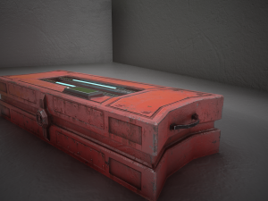 game asset box barrel shelf game ready s 3D Model