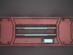 game asset box barrel shelf game ready s 3D Model