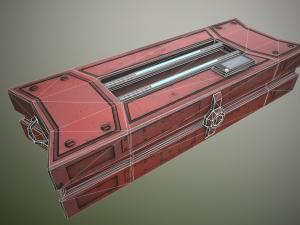 game asset box barrel shelf game ready s 3D Model