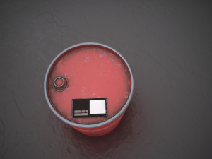 game asset box barrel shelf game ready s 3D Model