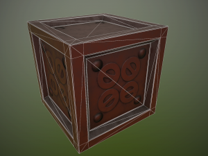 game asset box barrel shelf game ready s 3D Model